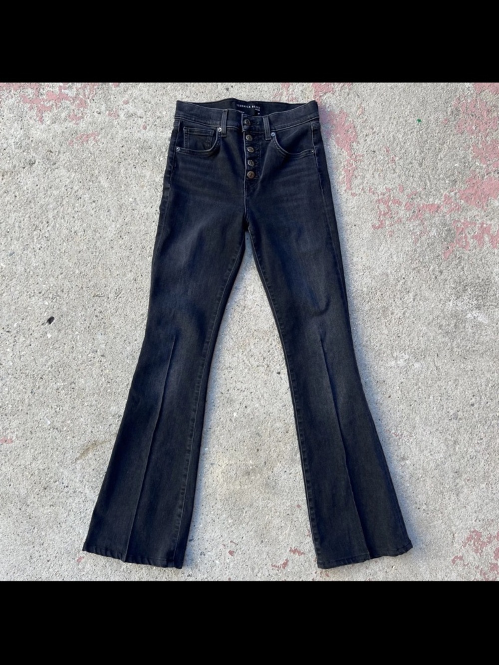 Veronica Beard Beverly Skinny Flare High Rise 27 Stretch USA Jeans 31" inseam